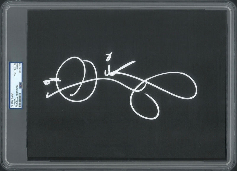 DJ Quik Signed Autographed Sketch PSA/DNA Authenticated