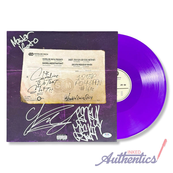 Shoreline Mafia Signed Autographed Vinyl LP "ShorelineDoThatShit” PSA/DNA Authenticated