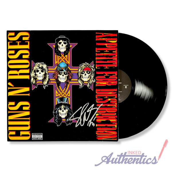 Guns N’ Roses Signed Autographed Vinyl LP “Appetite for Destruction” PSA/DNA Authenticated