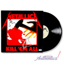 Metallica Signed Autographed Vinyl LP “Kill ‘Em All” PSA/DNA Authenticated