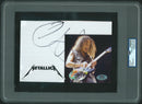 Kirk Hammett Signed Autographed Photo PSA/DNA Authenticated