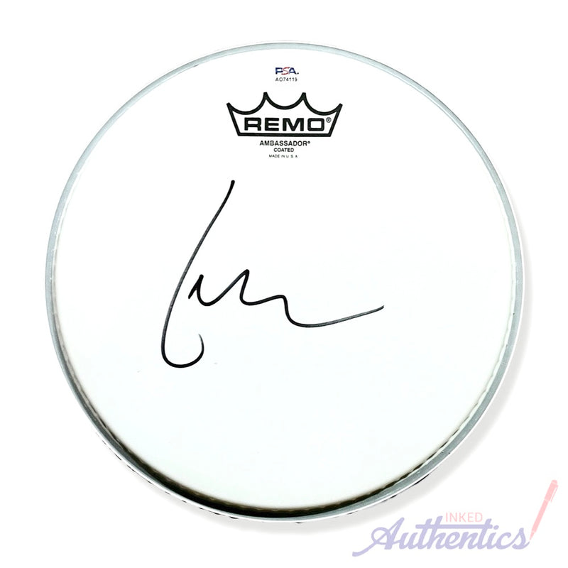 Lars Ulrich Signed Autographed 10” Drumhead PSA/DNA Authentic