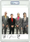 Weezer Signed Autographed Press Photo PSA/DNA Authenticated