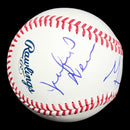 Gavin Newsom & Jennifer Newsom Signed Autographed Baseball PSA/DNA Authenticated