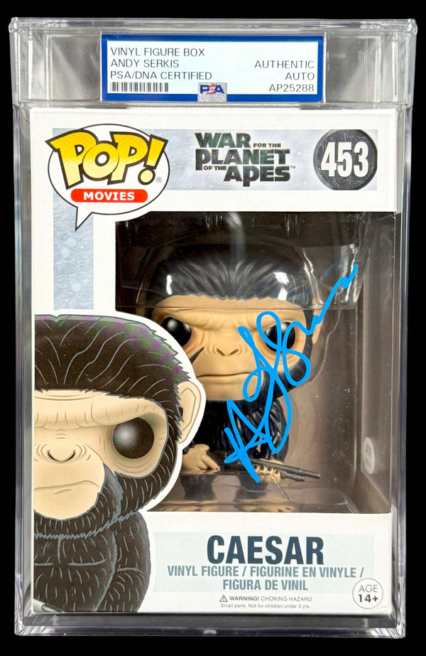 Andy Serkis Signed Autographed Funko Pop #453 Caesar PSA/DNA Authenticated