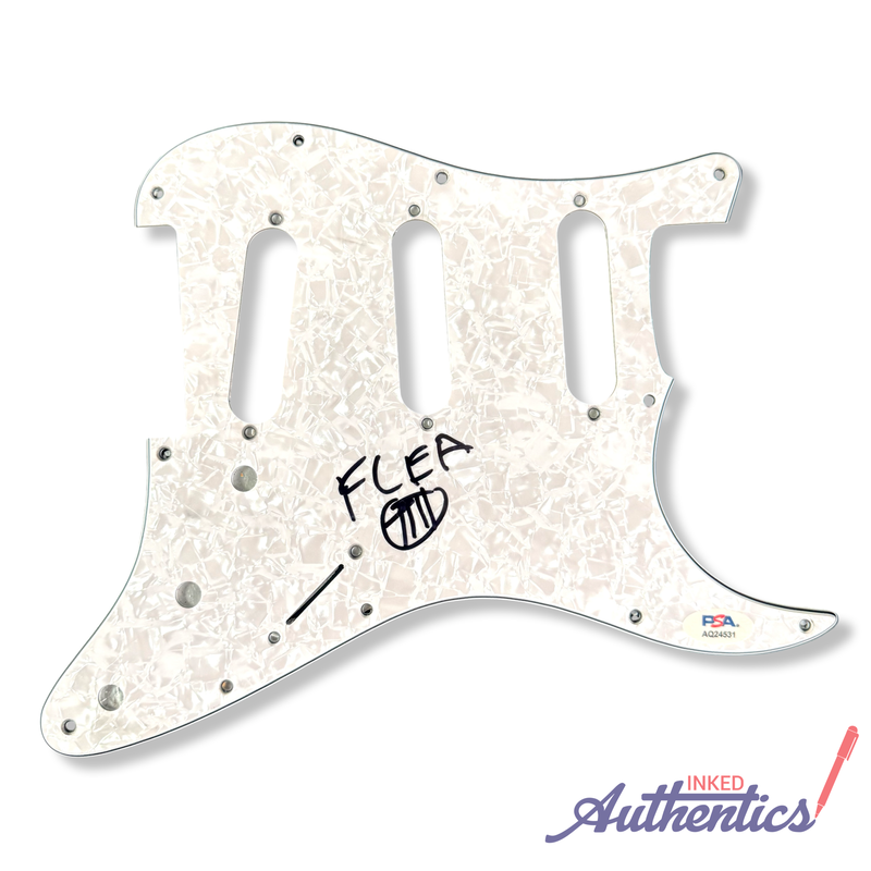 Flea Signed Autographed Electric Guitar Pickguard PSA/DNA Authenticate