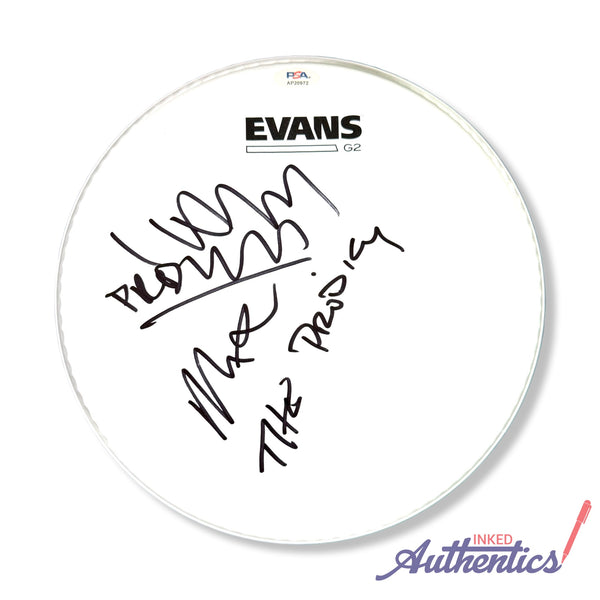 The Prodigy Signed Autographed 10” Drumhead PSA/DNA Authenticated