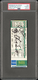Red Hot Chili Peppers Signed Autographed Full Ticket “Californication” Tour 9/2/00 PSA/DNA 10 Gem Mint