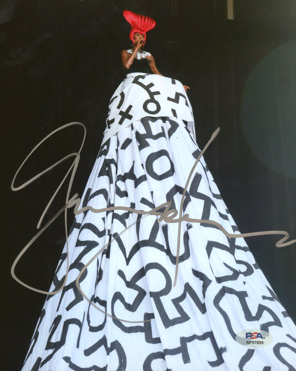 Grace Jones Signed Autographed 8x10 Photo PSA/DNA Authenticated