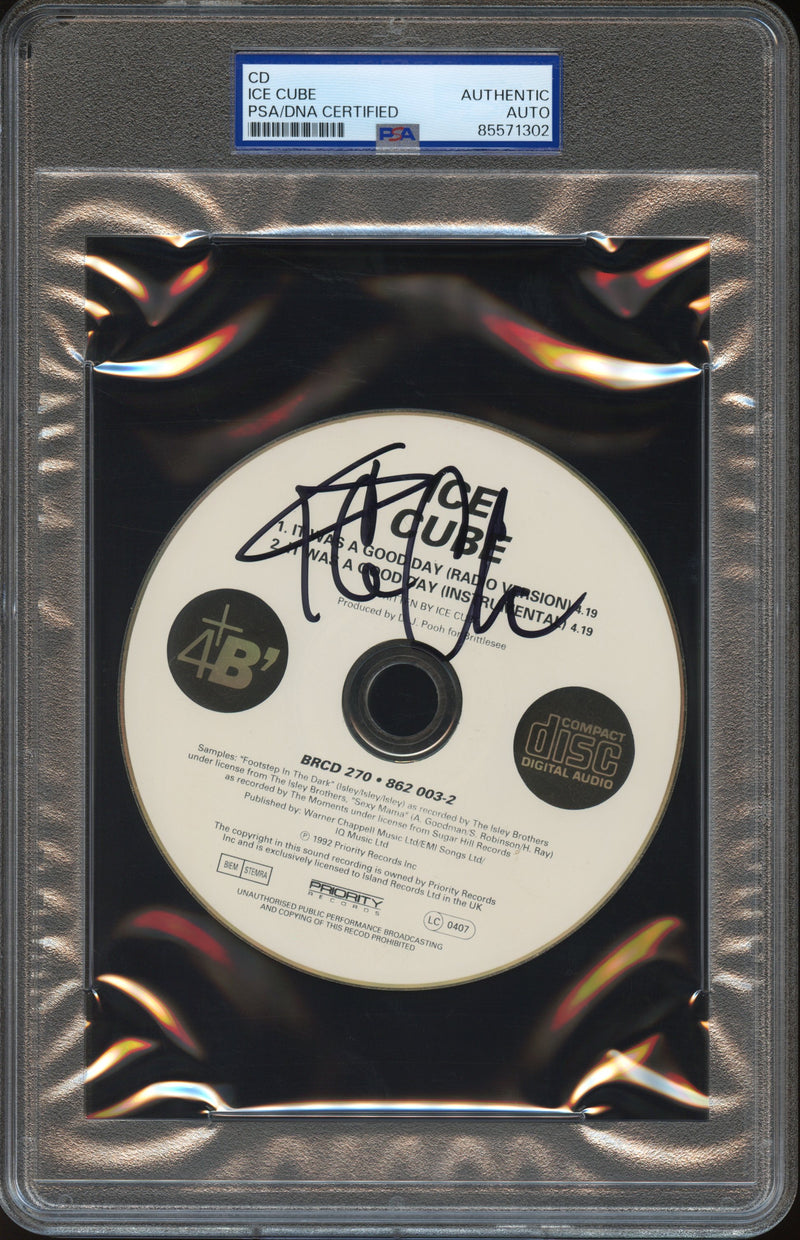 Ice Cube Signed Autographed CD “It Was a Good Day” PSA/DNA Authenticated