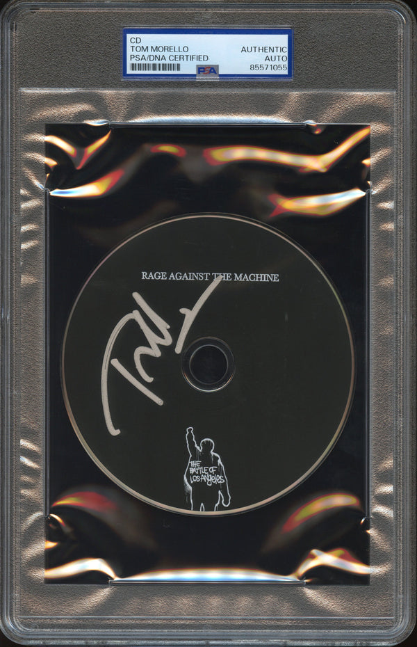 Tom Morello Signed Autographed CD "The Battle of Los Angeles" PSA/DNA Authenticated