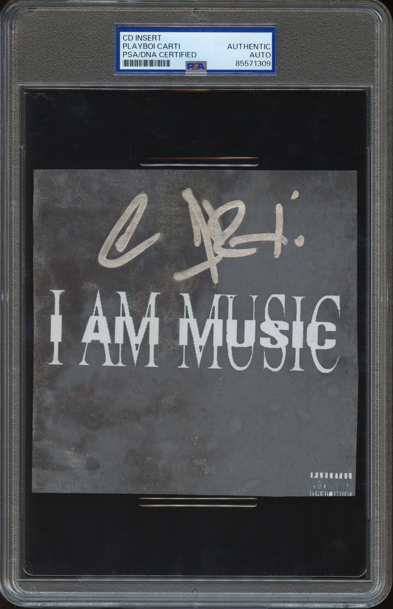 Playboi Carti Signed Autographed CD Insert “MUSIC - SORRY 4 DA WAIT” PSA/DNA Authenticated