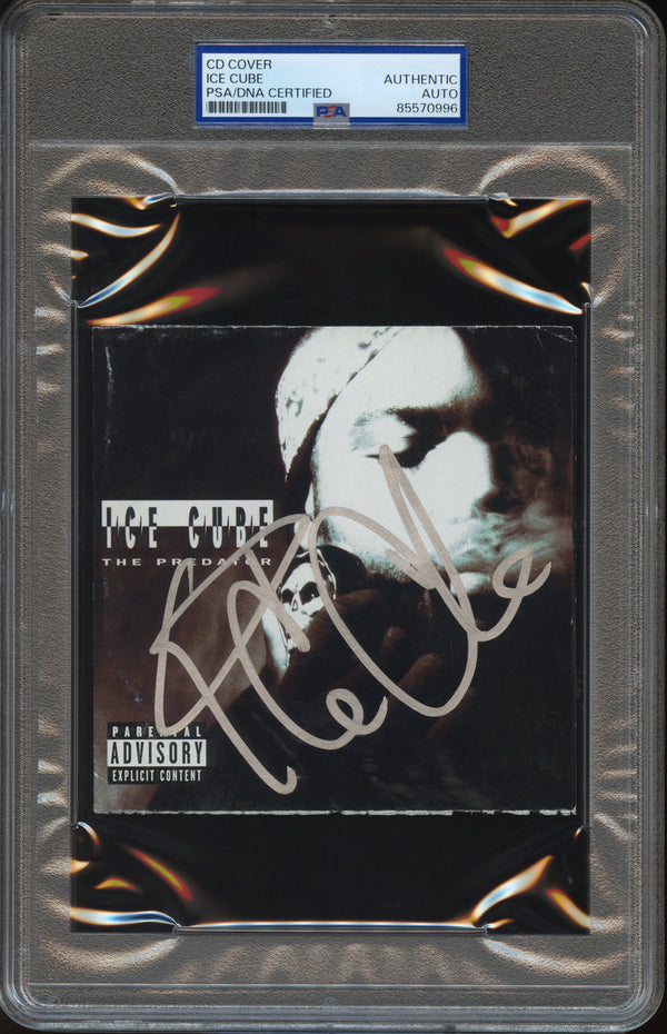 Ice Cube Signed Autographed CD Cover “The Predator” PSA/DNA Authenticated
