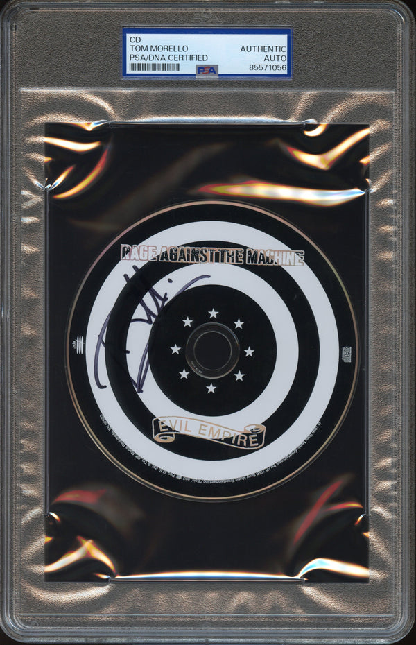 Tom Morello Signed Autographed CD "Evil Empire" PSA/DNA Authenticated