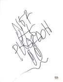 Nef The Pharaoh Signed Autographed 8.5x11 Sketch PSA/DNA Authenticated