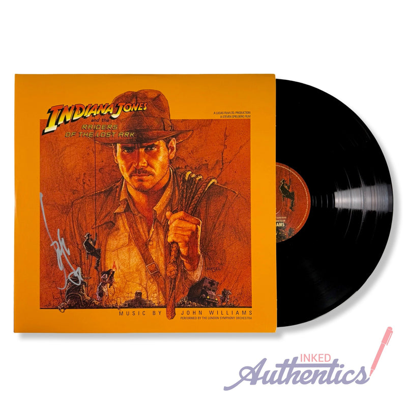 Harrison Ford Signed Autographed Vinyl LP "Indiana Jones Raiders Of The Lost Ark" PSA/DNA Authenticated