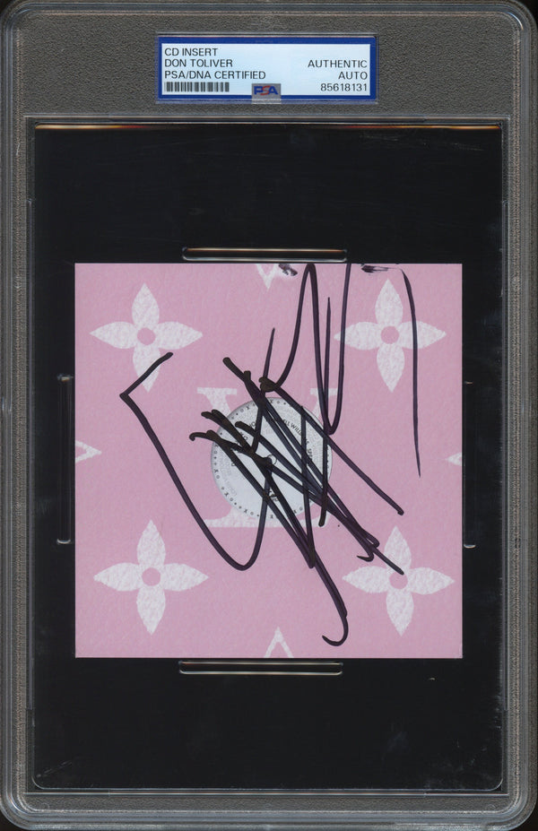 Don Toliver Signed Autographed CD Cover “LV Bag” PSA/DNA Authenticated