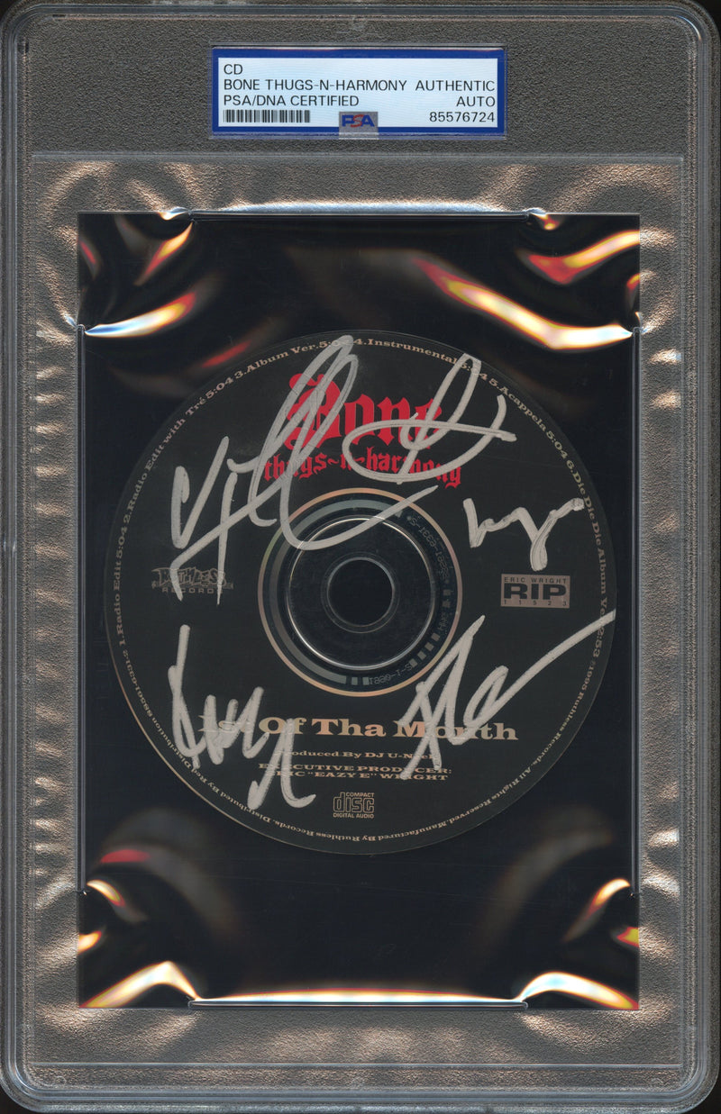 Bone Thugs-N-Harmony Signed Autographed CD "1st of tha Month" PSA/DNA Authenticated
