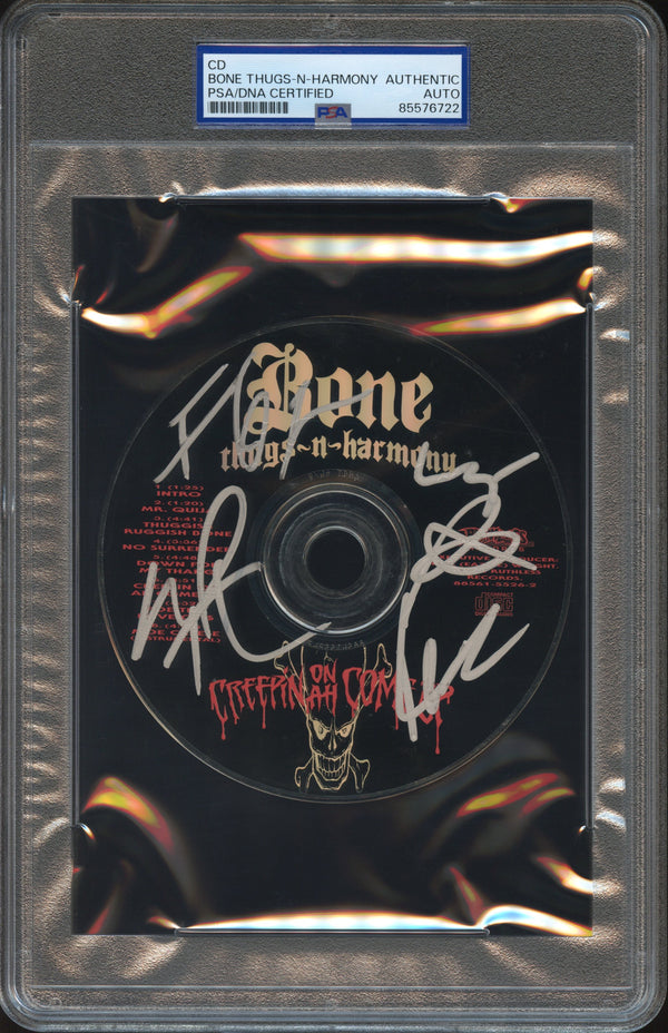 Bone Thugs-N-Harmony Signed Autographed CD "Creepin on ah Come Up" PSA/DNA Authenticated