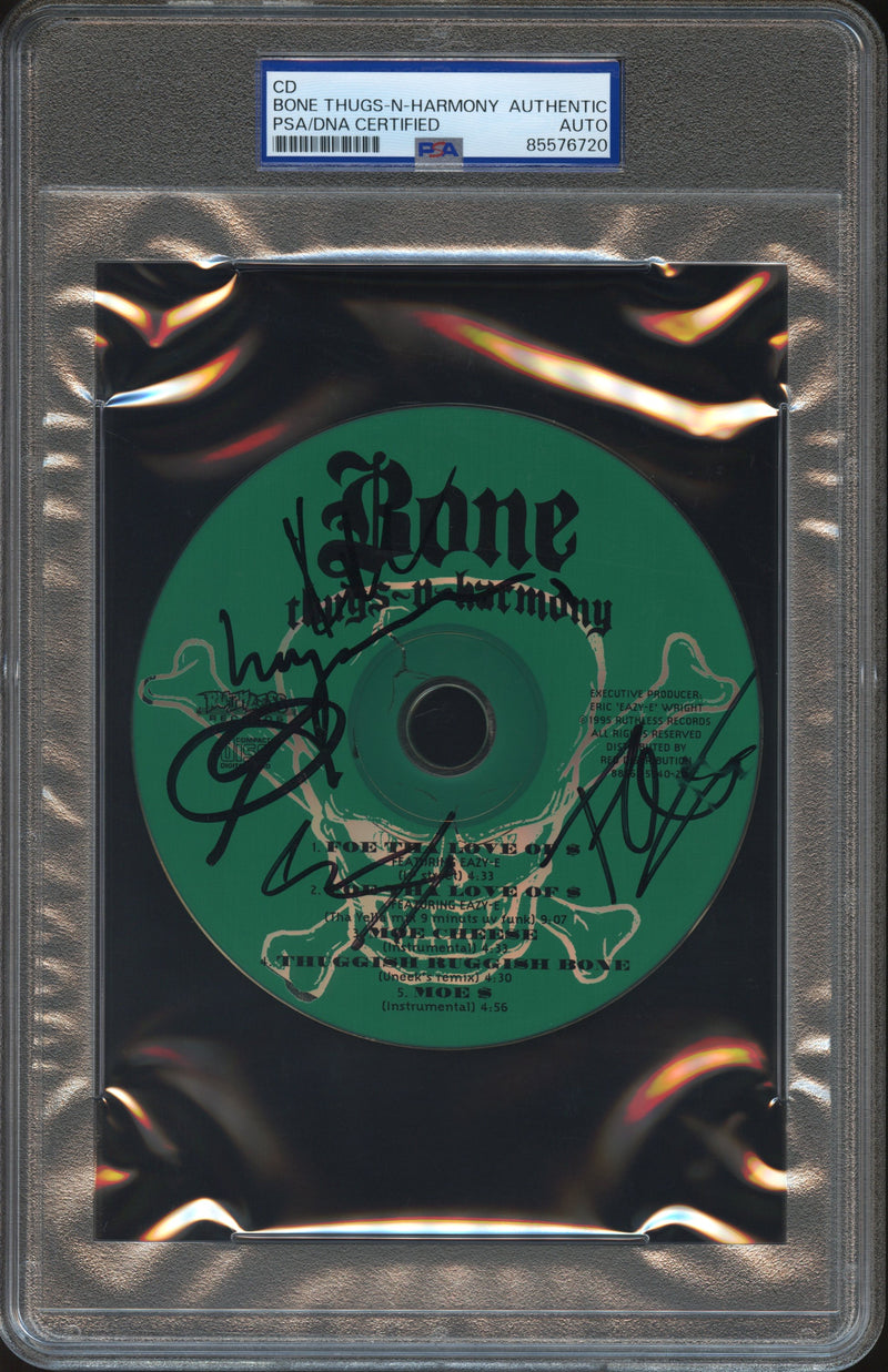 Bone Thugs-N-Harmony Signed Autographed CD "Foe tha Love of $" PSA/DNA Authenticated