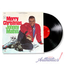 Johnny Mathis Signed Autographed Vinyl LP "Merry Christmas" PSA/DNA Authenticated