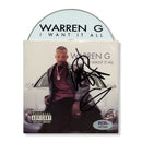 Warren G Signed Autographed CD “I Want It All” PSA/DNA Authenticated