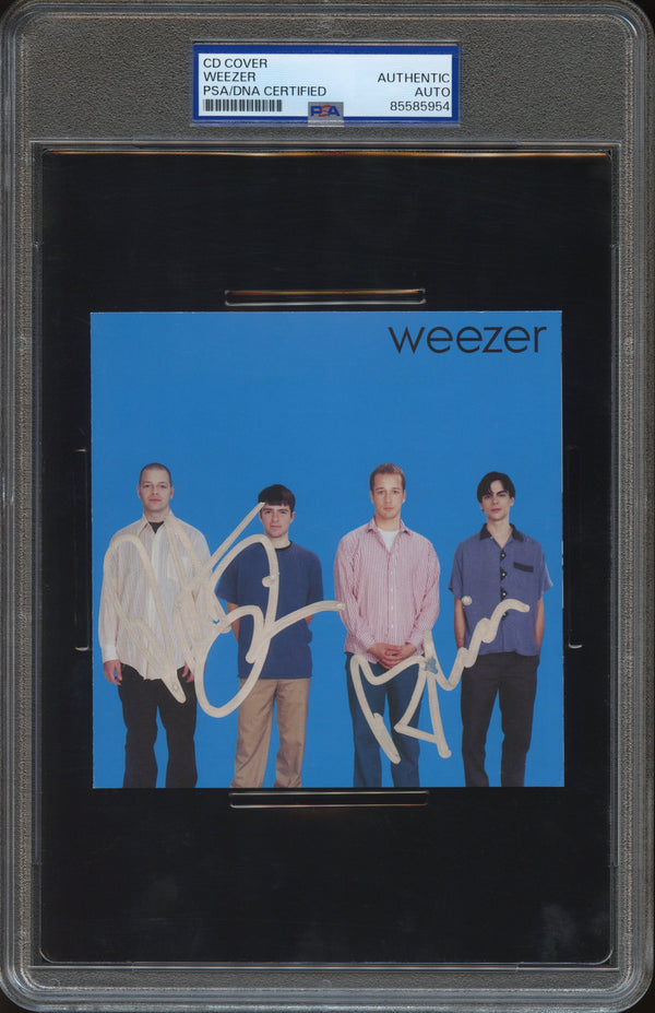 Weezer Signed Autographed CD Cover “Weezer” PSA/DNA Authenticated