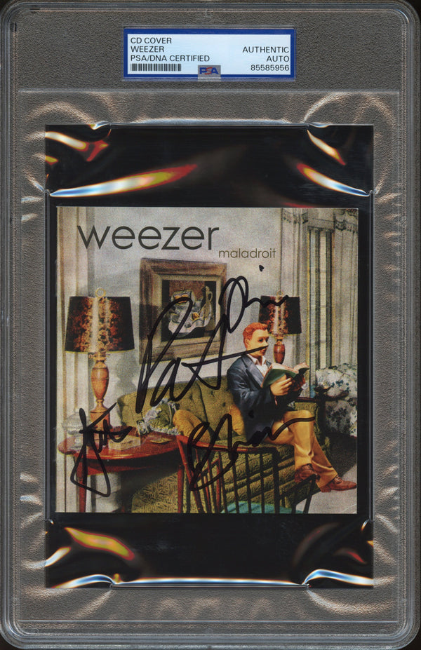 Weezer Signed Autographed CD Cover “Maladroit” PSA/DNA Authenticated