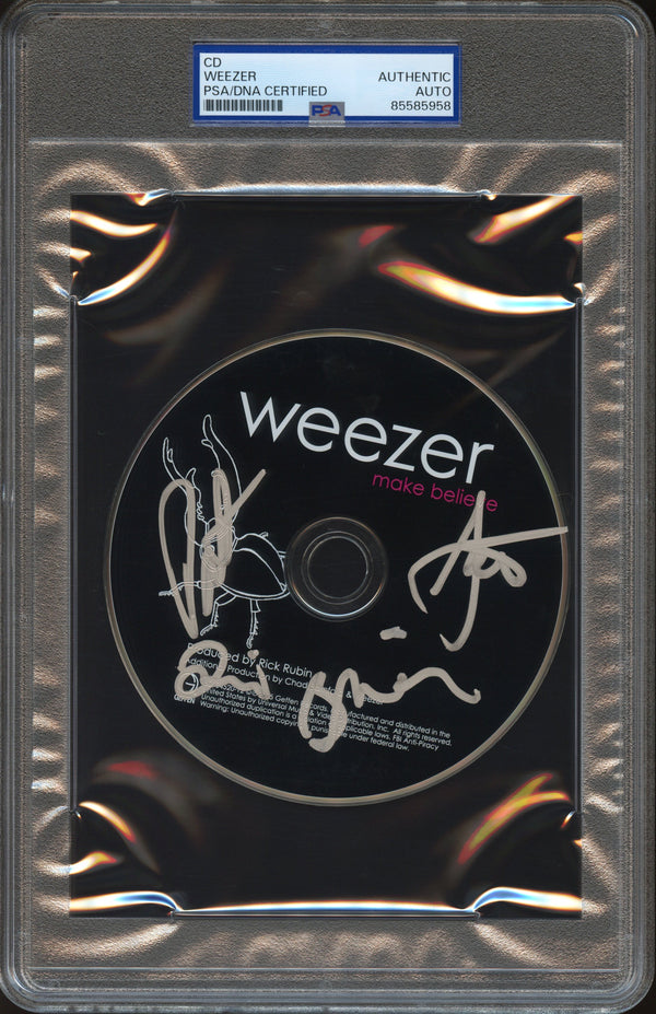 Weezer Signed Autographed CD “Make Believe” PSA/DNA Authenticated