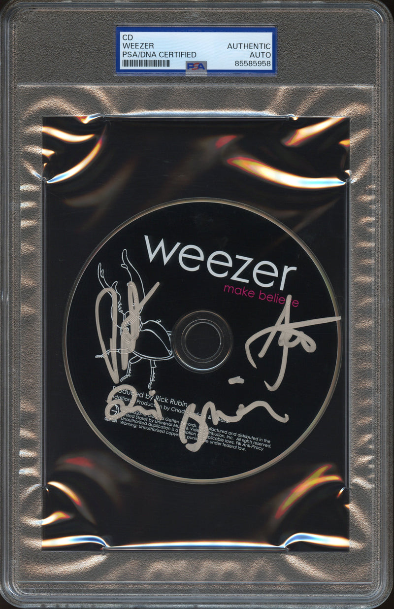 Weezer Signed Autographed CD “Make Believe” PSA/DNA Authenticated