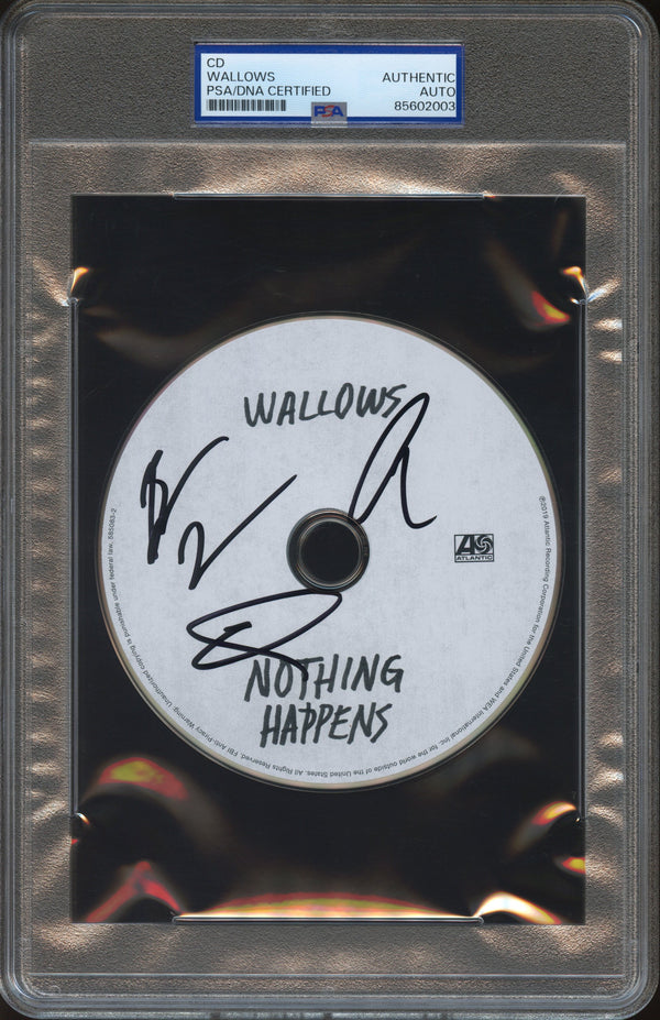 Wallows Signed Autographed CD "Nothing Happens" PSA/DNA Authenticated