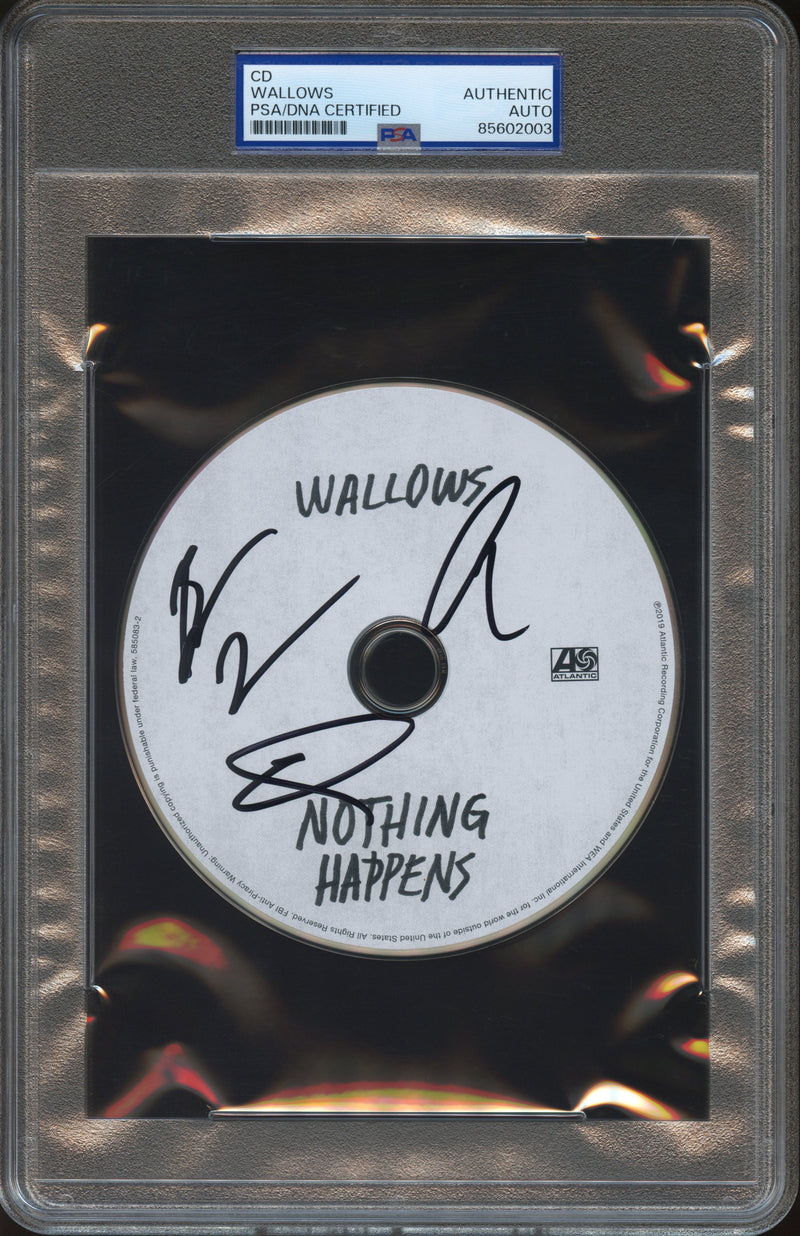 Wallows Signed Autographed CD "Nothing Happens" PSA/DNA Authenticated