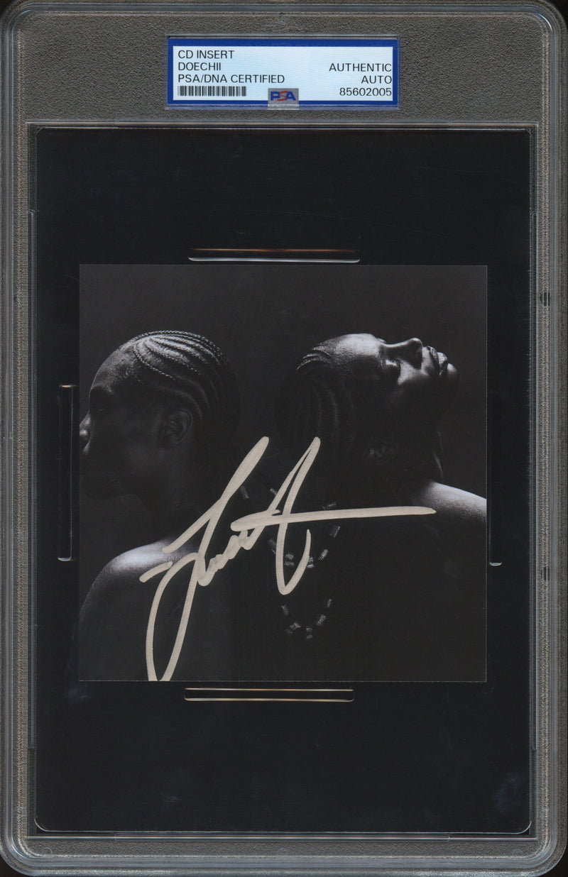 Doechii Signed Autographed CD Cover “Anxiety” PSA/DNA Authenticated