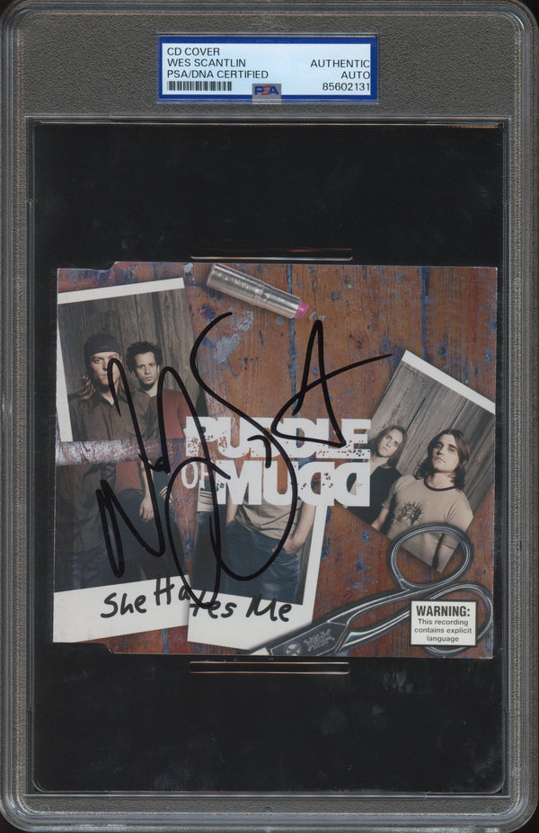 Wes Scantlin Signed Autographed CD Cover “She Hates Me” PSA/DNA Authenticated