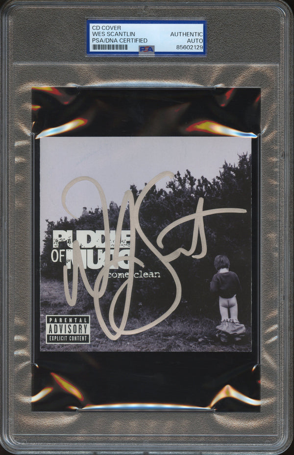Wes Scantlin Signed Autographed CD Cover “Come Clean” PSA/DNA Authenticated