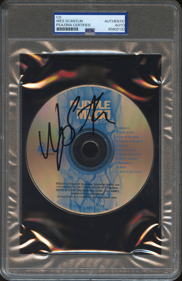 Wes Scantlin Signed Autographed CD “Come Clean” PSA/DNA Authenticated