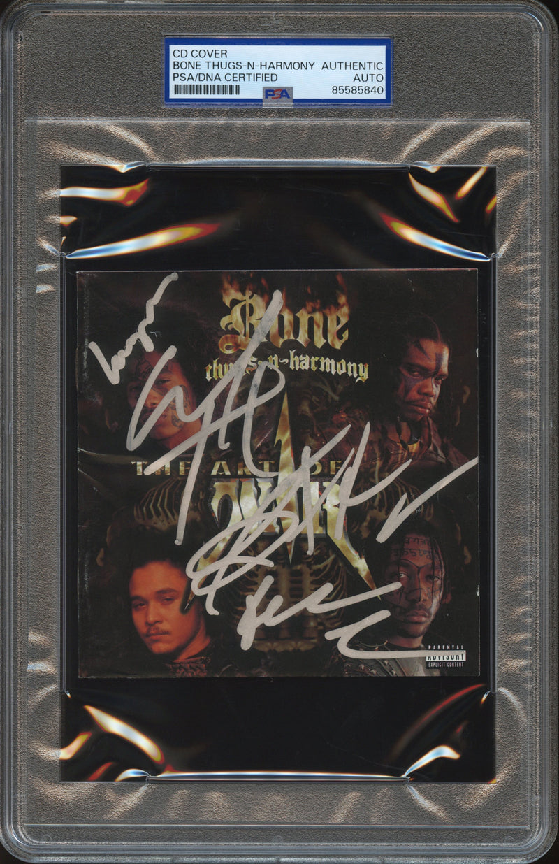 Bone Thugs-N-Harmony Signed Autographed CD Cover "The Art of War" PSA/DNA Authenticated