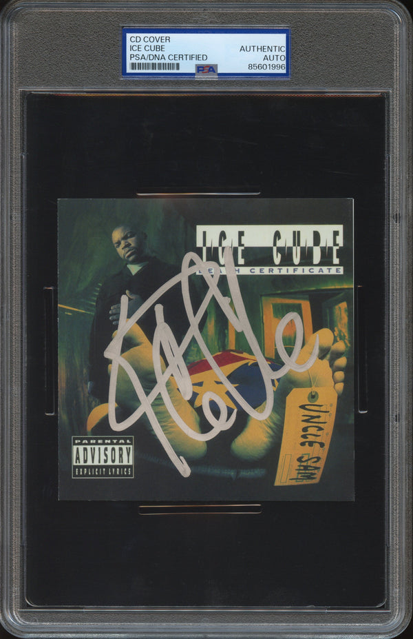 Ice Cube Signed Autographed CD Cover “Death Certificate” PSA/DNA Authenticated