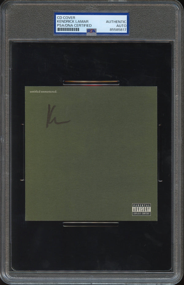 Kendrick Lamar Signed Autographed CD Cover “Untitled Unmastered” PSA/DNA Authenticated