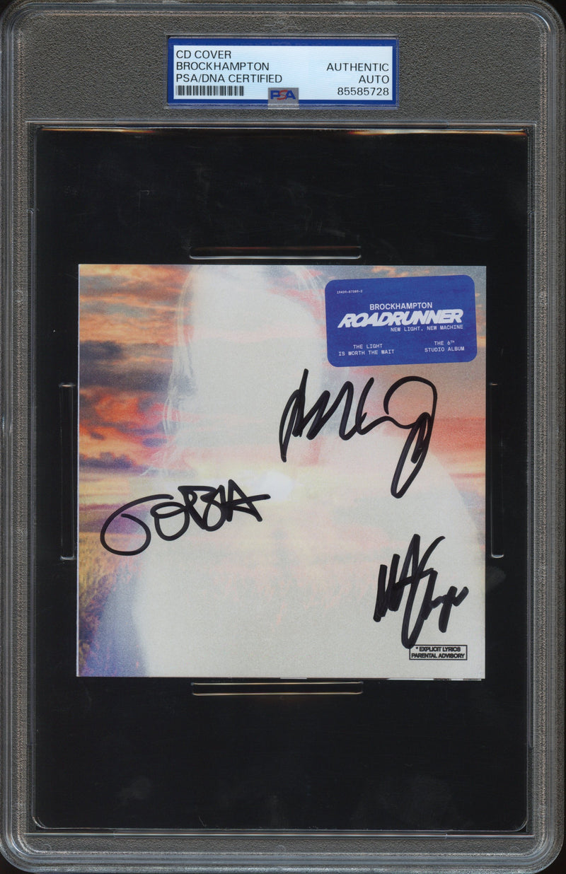 BROCKHAMPTON Signed CD Cover “Roadrunner: New Light, New Machine” PSA/DNA Authenticated