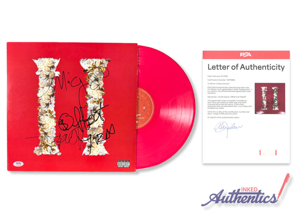 Migos Signed Autographed Vinyl LP “Culture II” PSA/DNA Authenticated