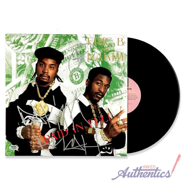 Rakim Signed Autographed Vinyl LP "Paid In Full" PSA/DNA Authenticated