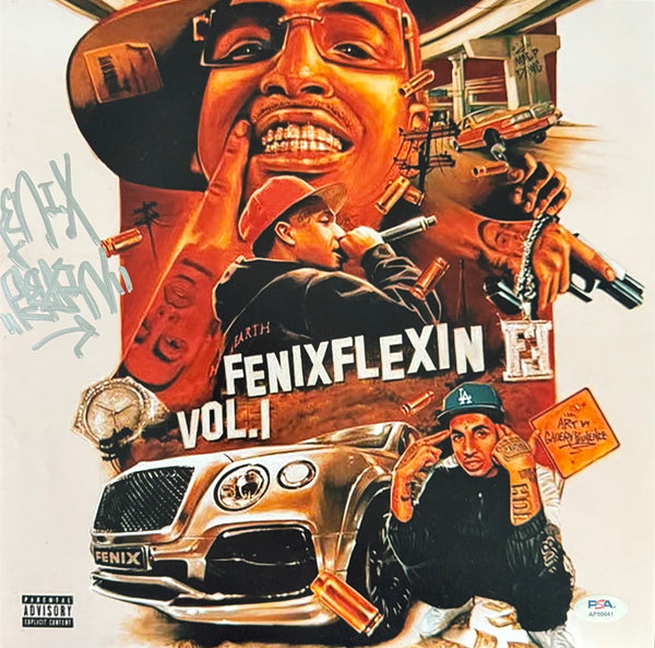Fenix Flexin Signed Autographed 12x12 Photo “Fenix Flexin Vol. 1” PSA/DNA Authenticated
