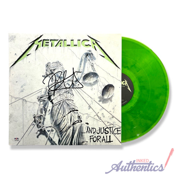 Metallica Signed Autographed Vinyl LP “…And Justice For All” PSA/DNA Authenticated