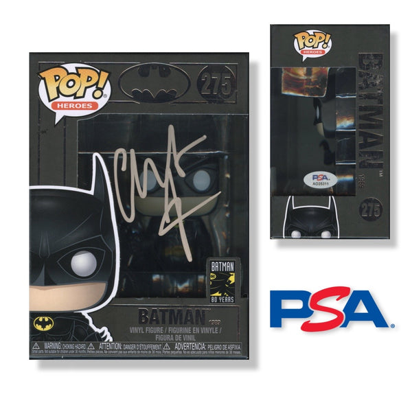 Christian Bale Signed Autographed Funko Pop #275 Batman PSA/DNA Authenticated