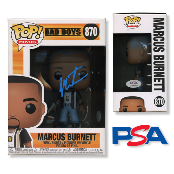 Martin Lawrence Signed Autographed Funko Pop #870 Marcus Burnett PSA/DNA Authenticated