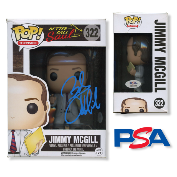 Bob Odenkirk Signed Autographed Funko Pop #322 Jimmy McGill PSA/DNA Authentic