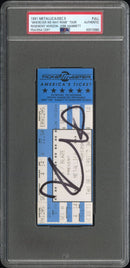 Kirk Hammett Signed Autographed Full Ticket “Wherever We May Roam” Tour 12/5/91 PSA/DNA Authenticated