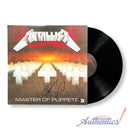 Metallica Signed Autographed Vinyl LP “Master Of Puppets” Beckett Authentic