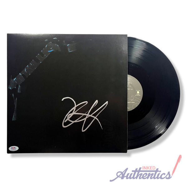 Metallica Signed Autographed Vinyl LP “Metallica” PSA/DNA Authenticated